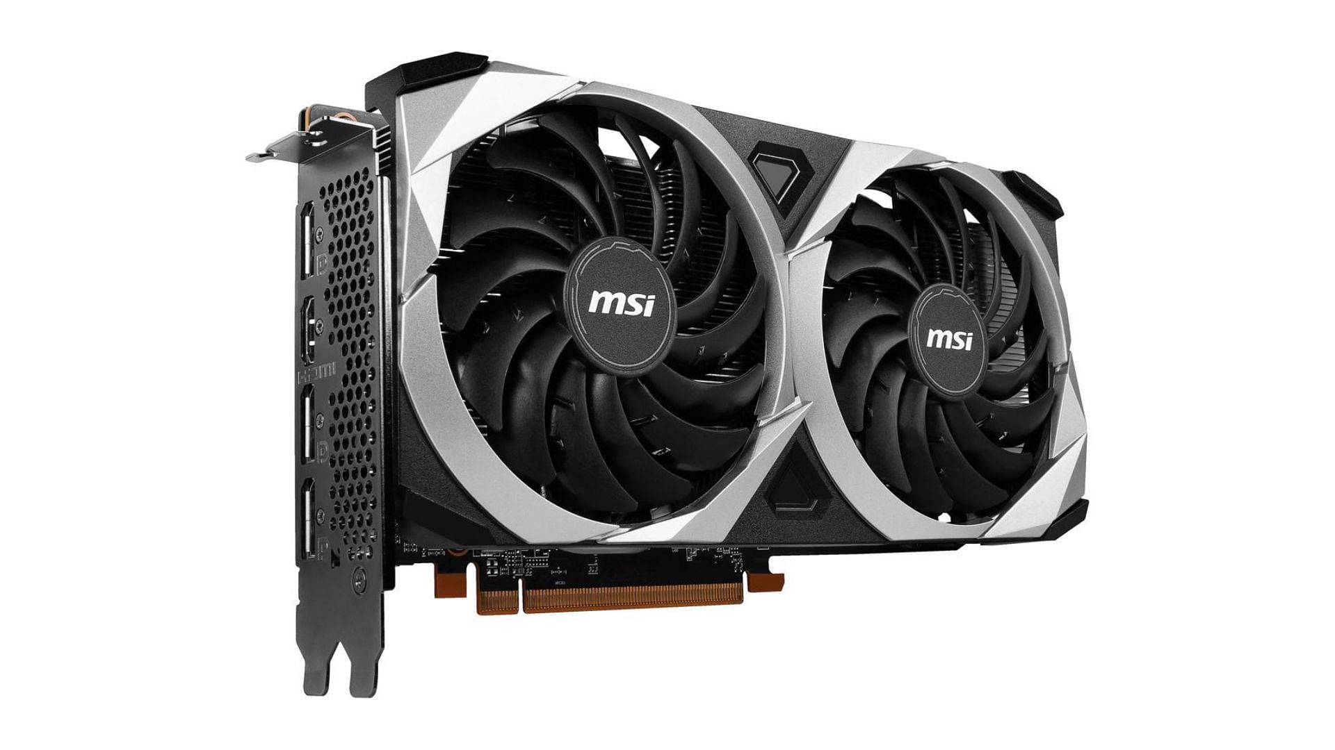 The MSI RX 6600 Mech 2x graphics card (Image via Newegg)