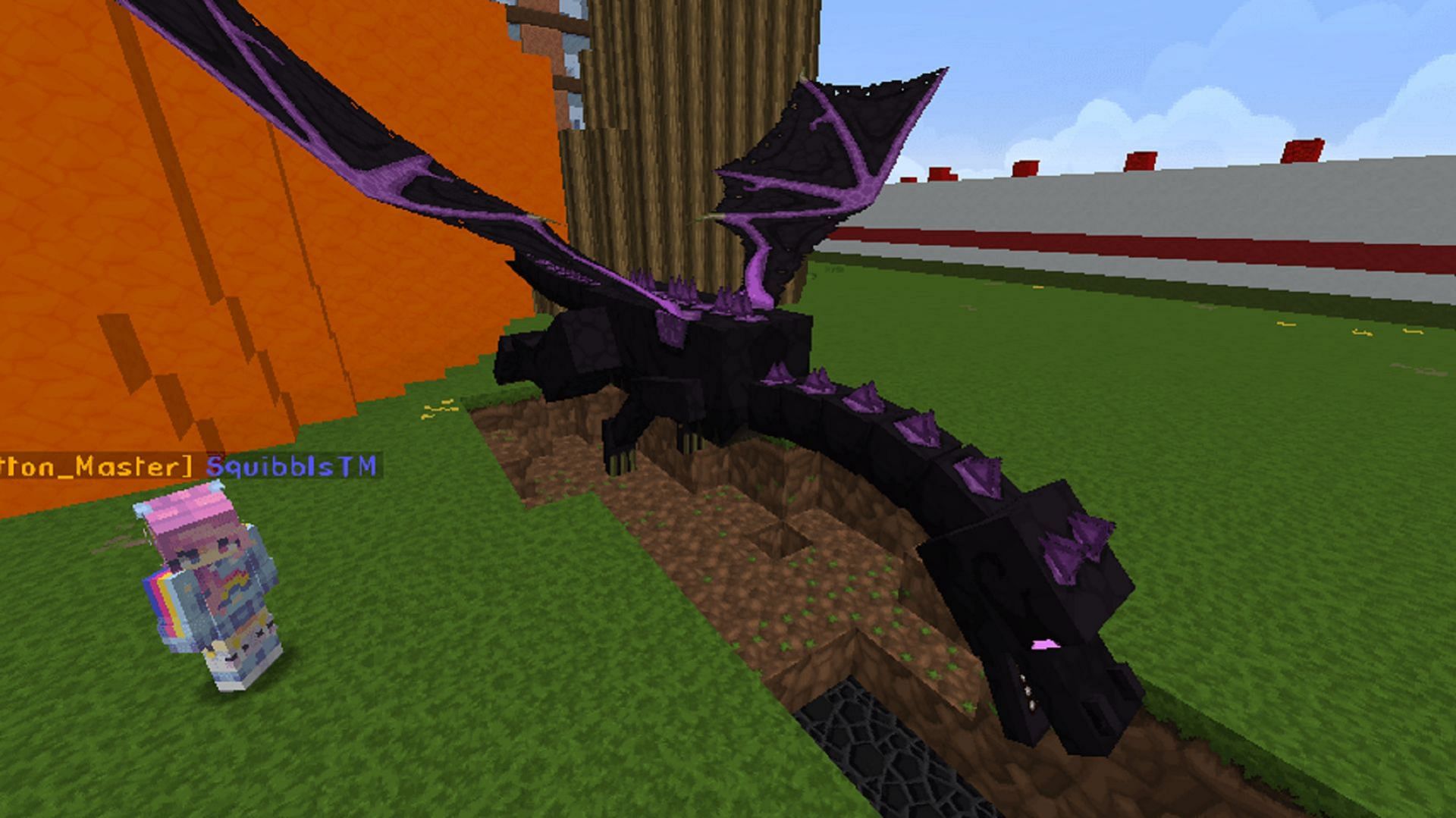 The Ender Dragon and other mobs can now be spawned through the use of spawn eggs (Image via Mojang)
