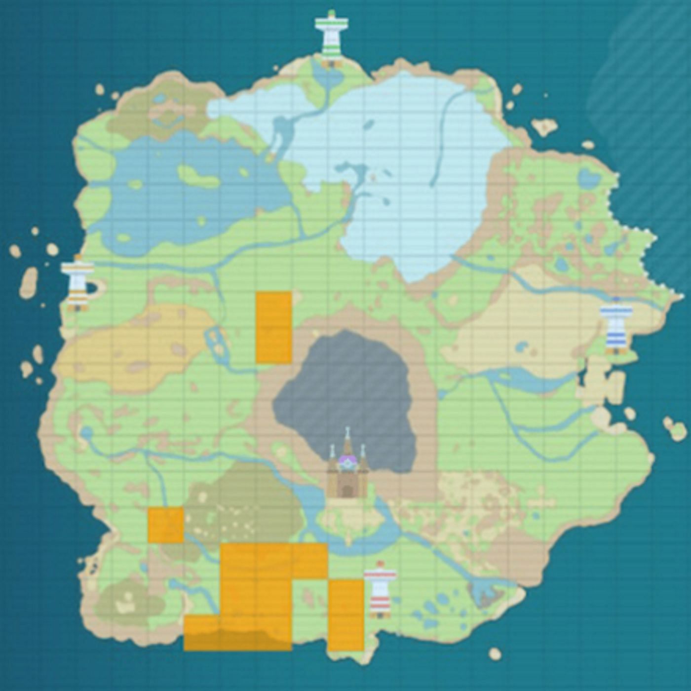 All Hatenna locations (Image via Game Freak)