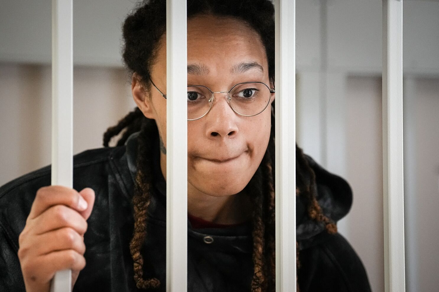 WNBA star Brittney Griner in a Russian prison [Source: LA Times]