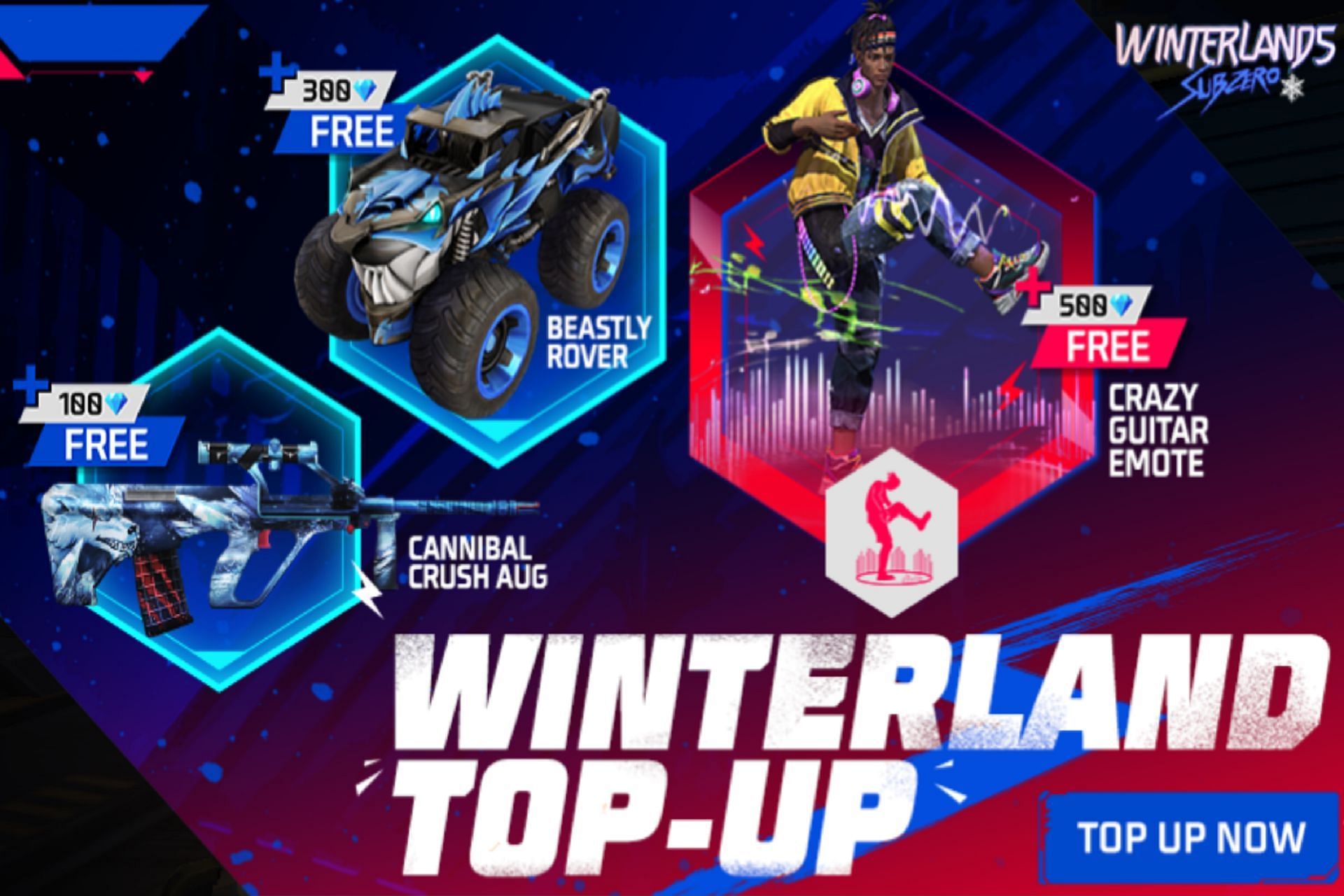 Winterlands Top-Up is the latest introduction made by the developers (Image via Sportskeeda)