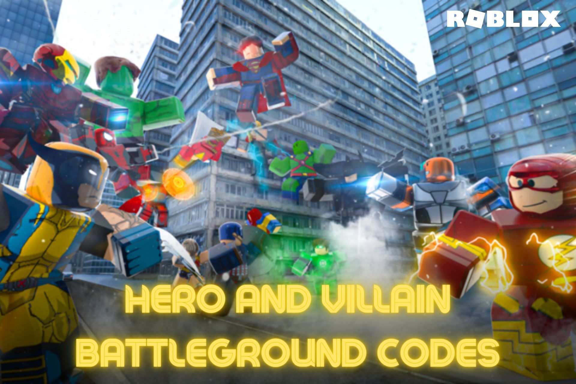 Hero and Villain Battlegrounds Codes - Roblox - December 2023 