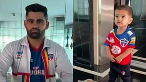 "A MARVELous sight indeed"- UP Yoddhas share never-seen-before video of Pardeep Narwal and his son before Pro Kabaddi 2022 playoffs
