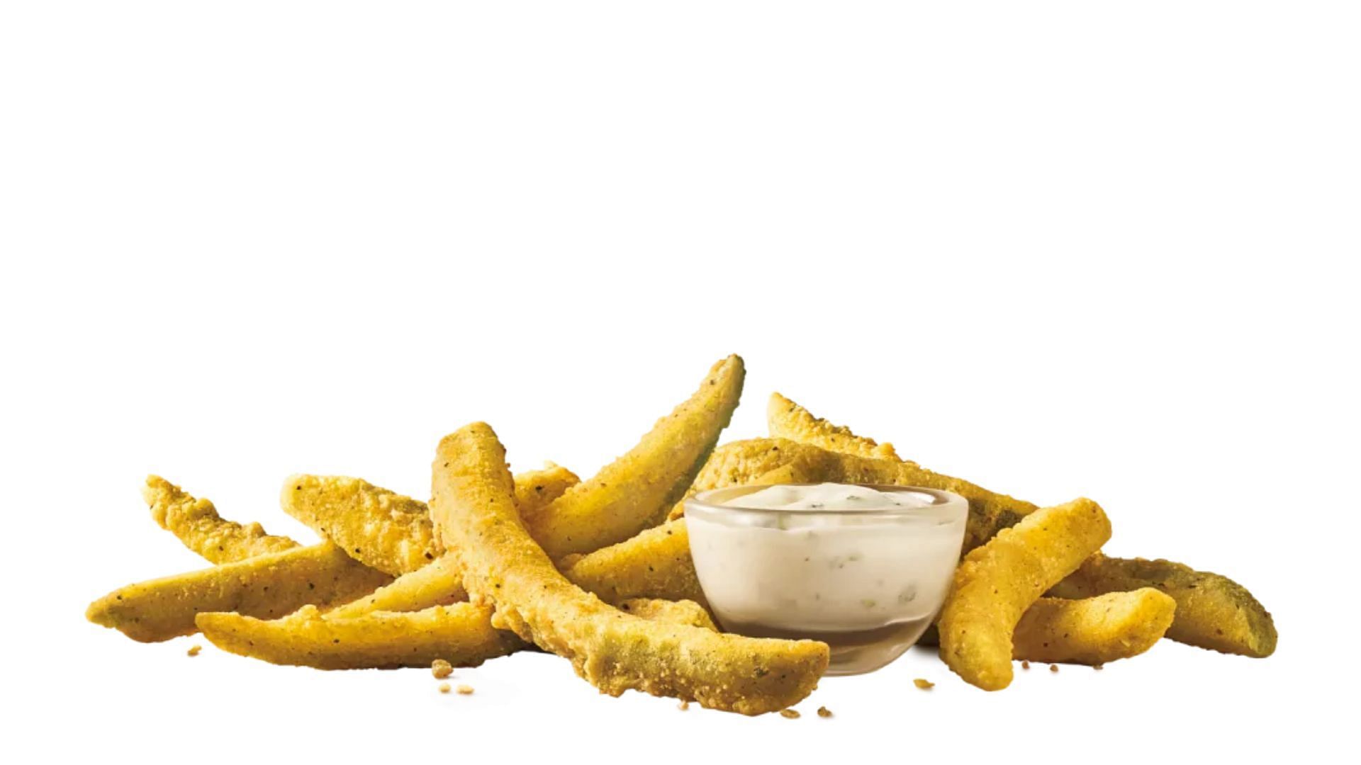 Dill pickle fries are back on the chain&#039;s menu (Image via Sōnic)