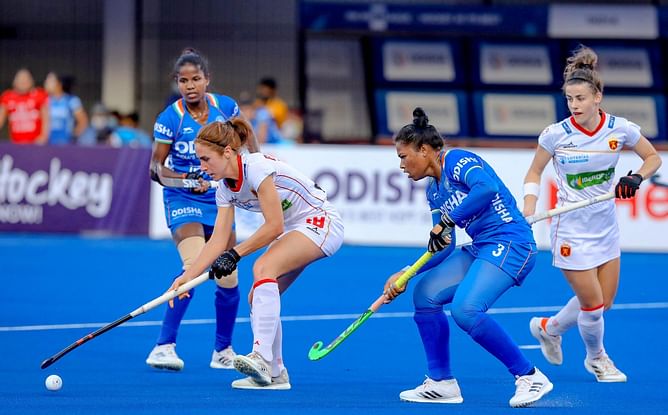 India to face Ireland; hosts Spain will clash with Japan in the semis of the FIH Hockey Women's Nations Cup in Valencia