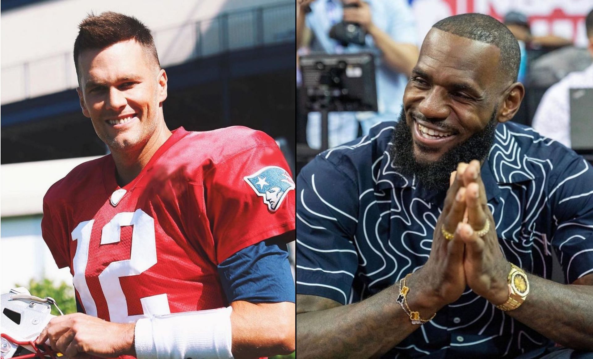 Tom Brady invited LeBron James to play tight end