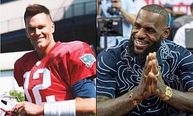 "You and Gronk would be unstoppable!" - When Tom Brady invited LeBron James to play tight end with the New England Patriots
