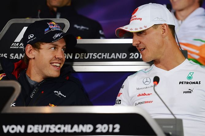 F1 Throwback: When Michael Schumacher hoped Sebastian Vettel would break his records and not Lewis Hamilton