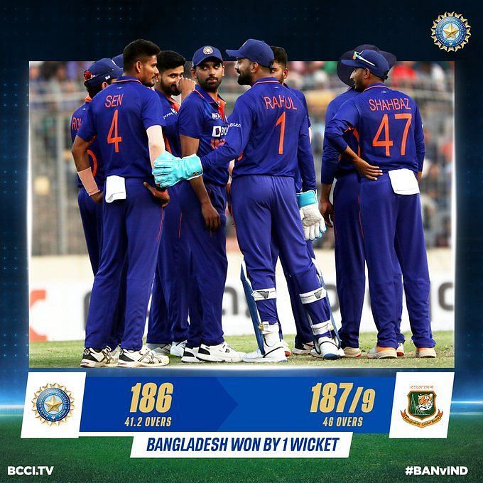 Misfiring India fall to ODI series defeat to Bangladesh