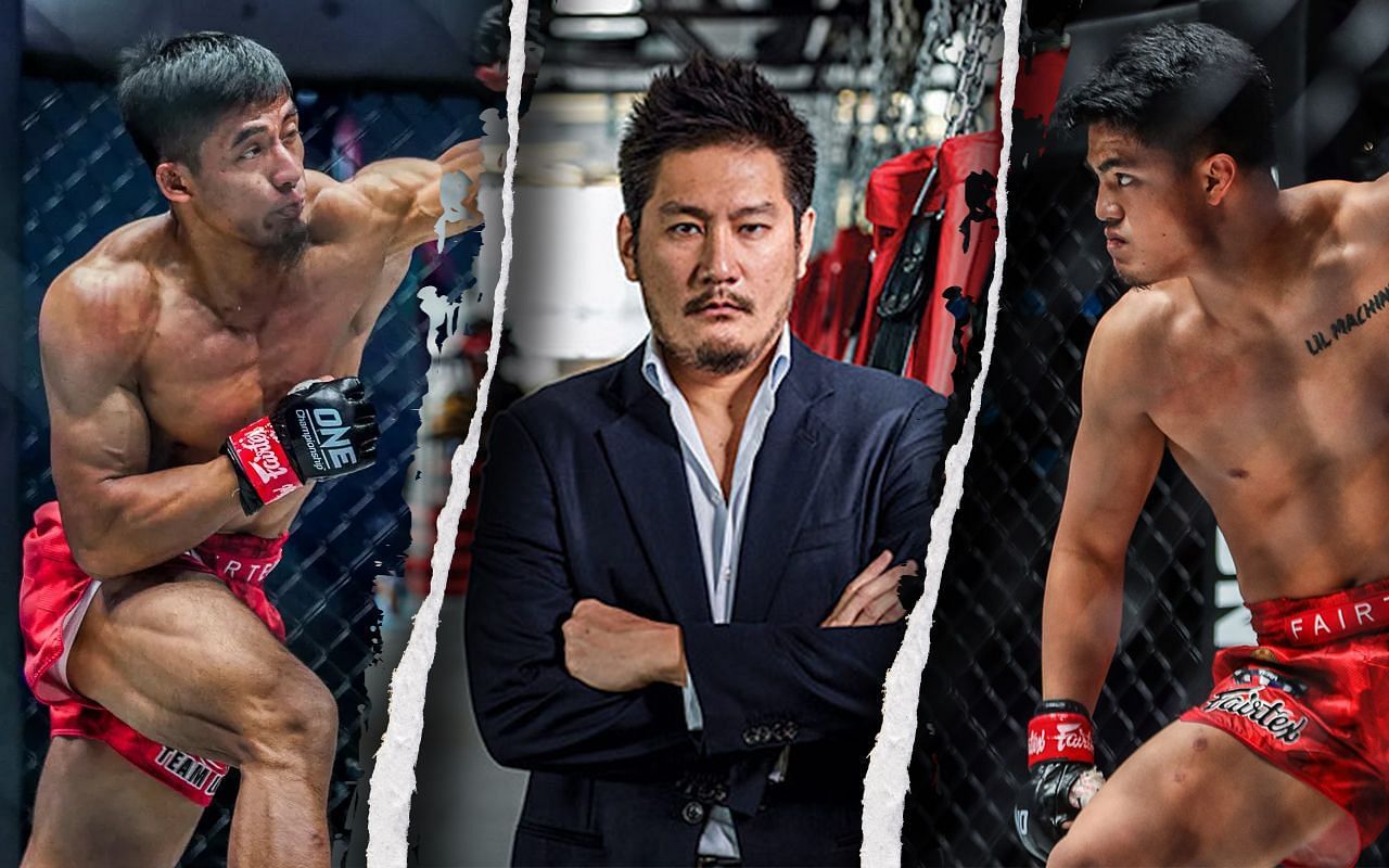 Stephen Loman, Chatri Sityodtong, and Jhanlo Sangiao | Image courtesy of ONE Championship