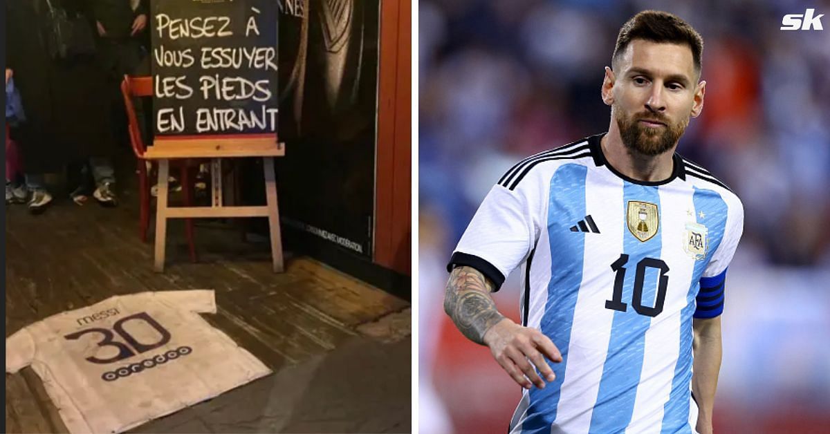 Bar in France used Argentina captain Lionel Messi