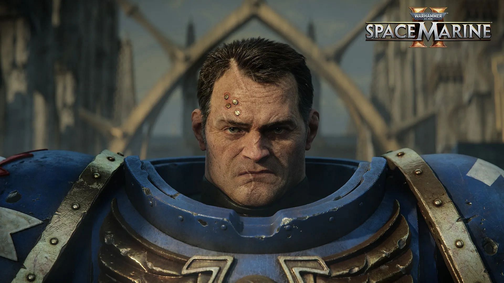 A still from the trailer of Warhammer 40,000 Space Marine 2 (Image via Focus Entertainment)