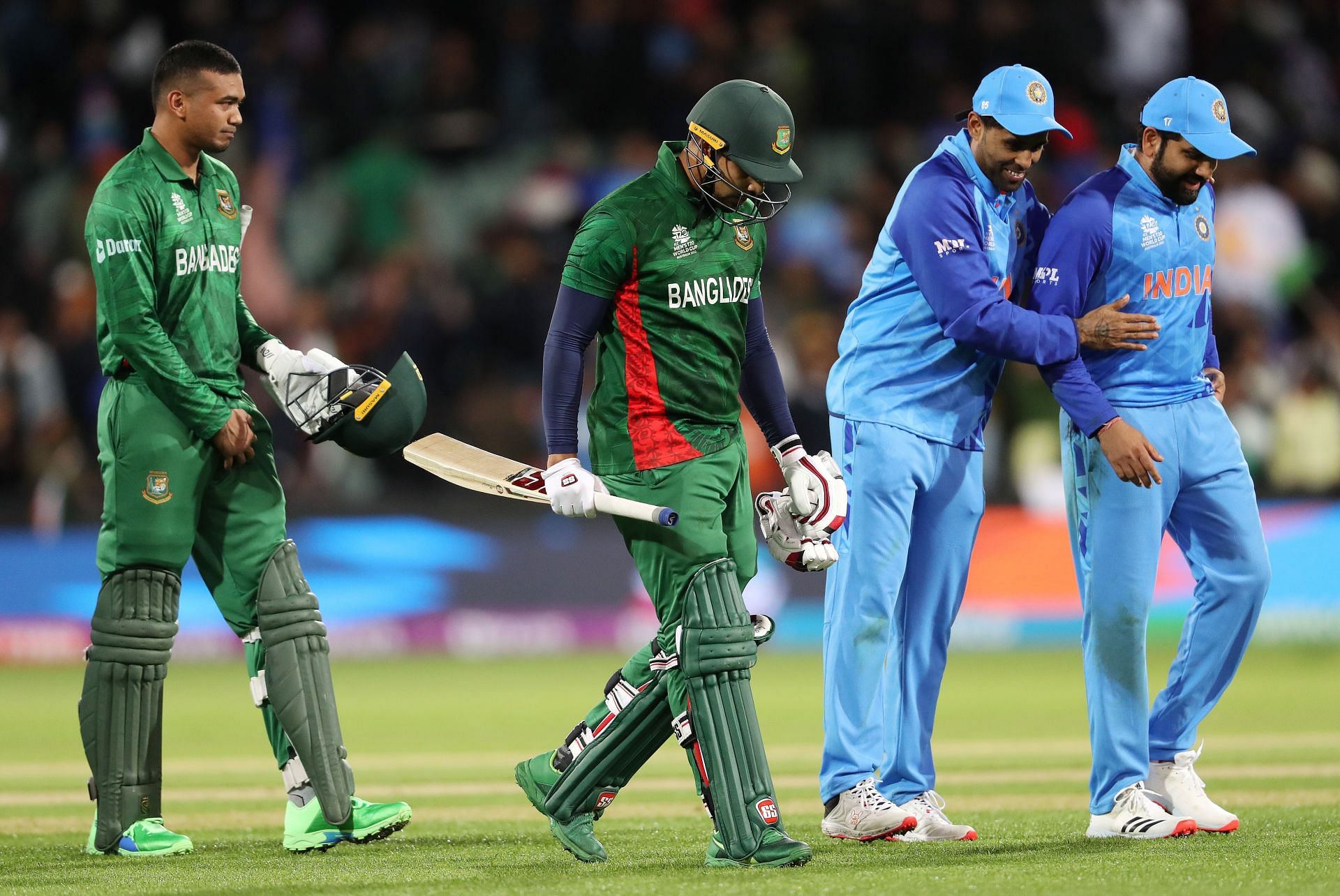Anksčiau šiais metais Bangladešas pralaimėjo Indijai 2022 m. T20 pasaulio čempionate (Nuotrauka: Getty)