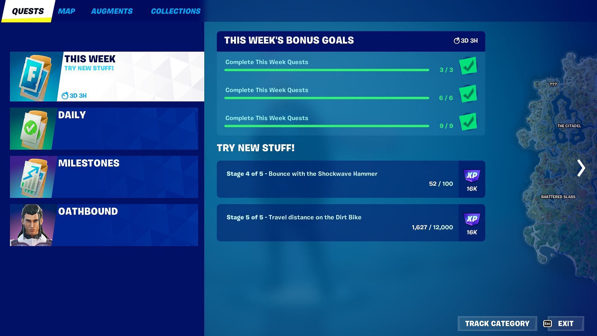 Complete weekly challenges as fast as possible (Image via Epic Games)
