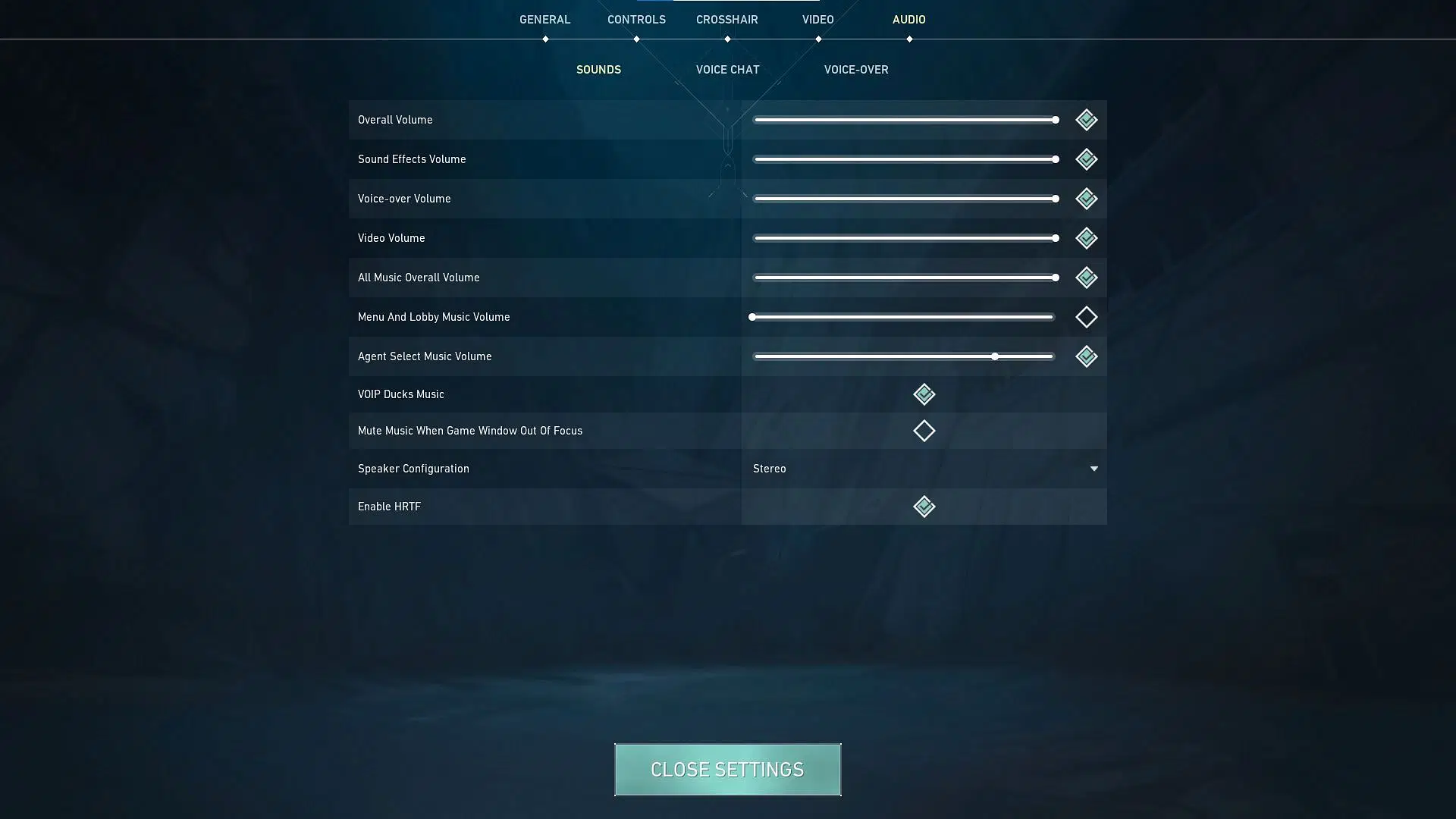 Check the tickbox beside the HRTF to enable it (Image via Riot Games)