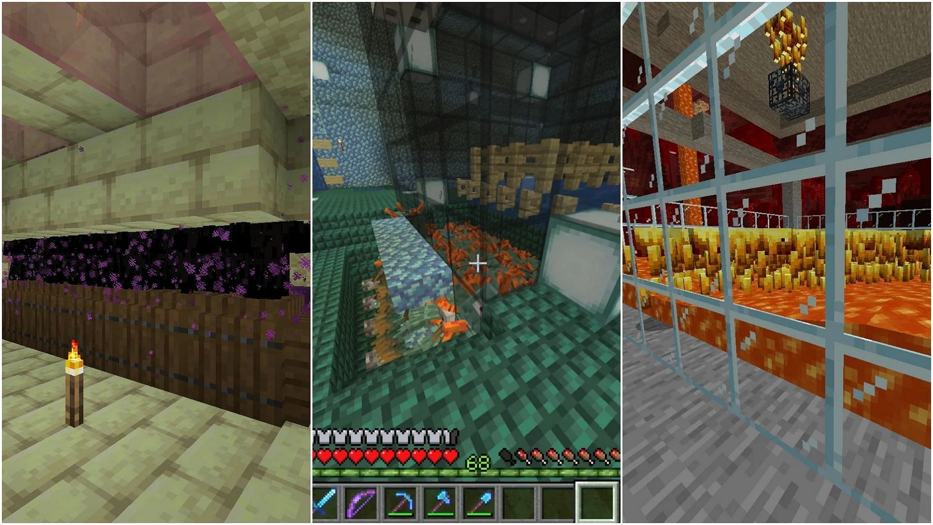 There are many farms that yield loads of XP points within minutes in Minecraft 1.19 (Image via Sportskeeda)