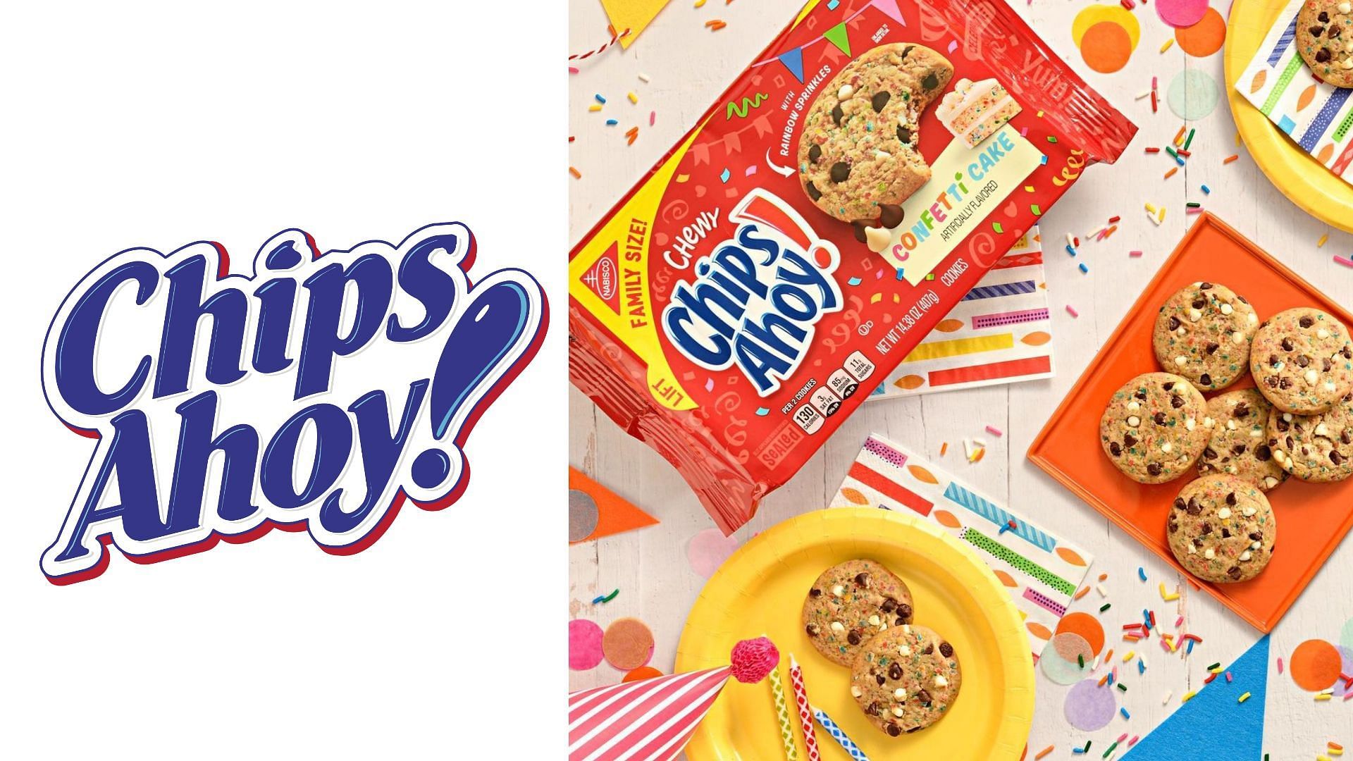 Chips Ahoy to launch new Chewy Confetti Cake Cookies (Image via Chips Ahoy)