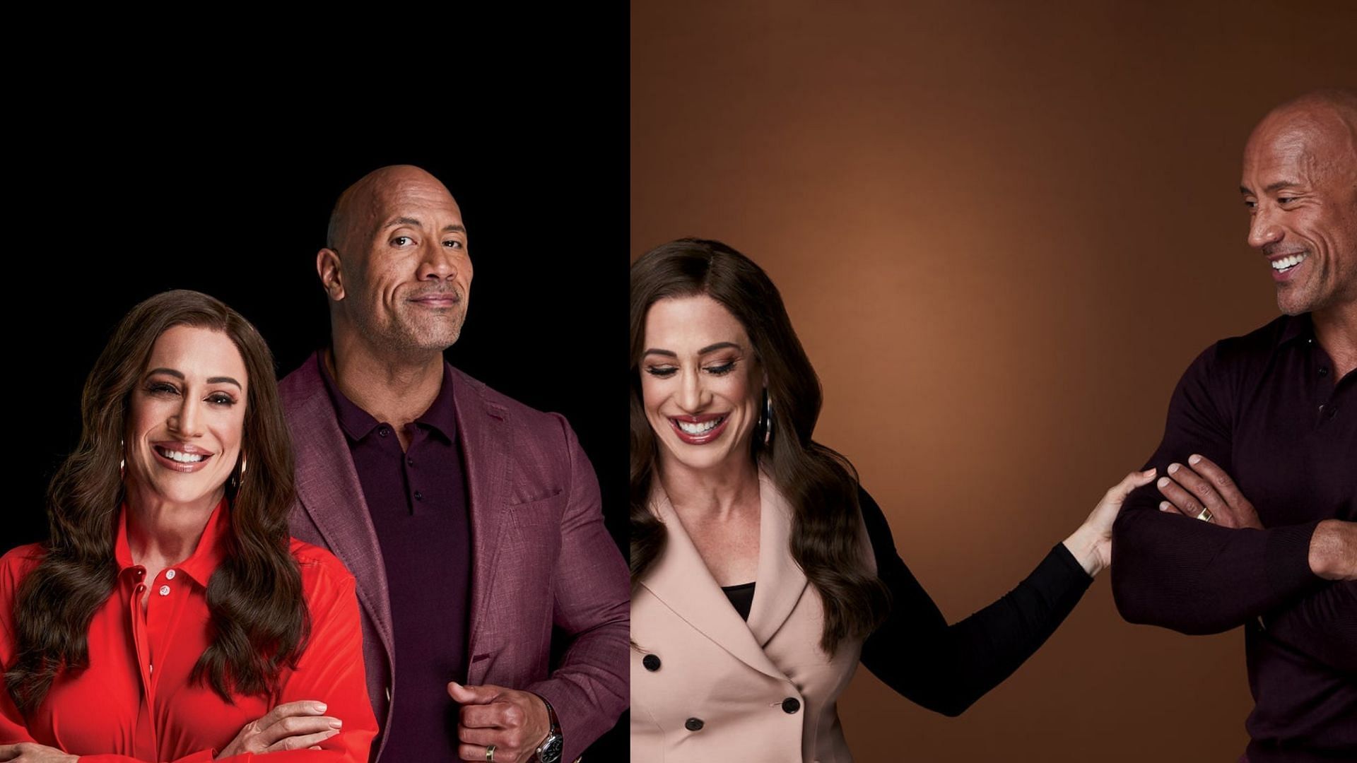 Hollywood actor Dwayne Johnson and businesswoman Dany Garcia