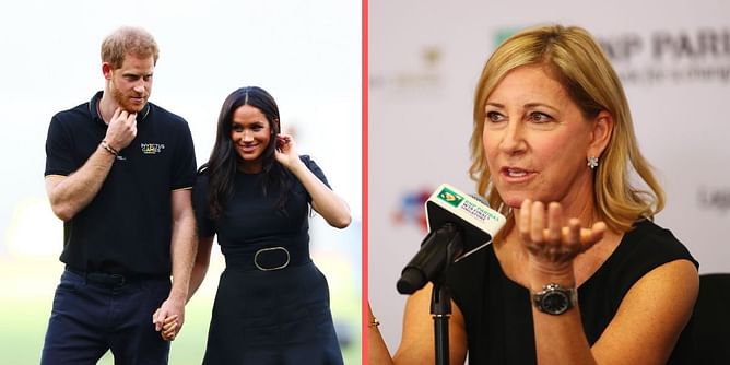 "A lot of judgement and controversy on both sides" - Chris Evert on why Prince Harry and Meghan Markle deserve the right to 'live the life they want'