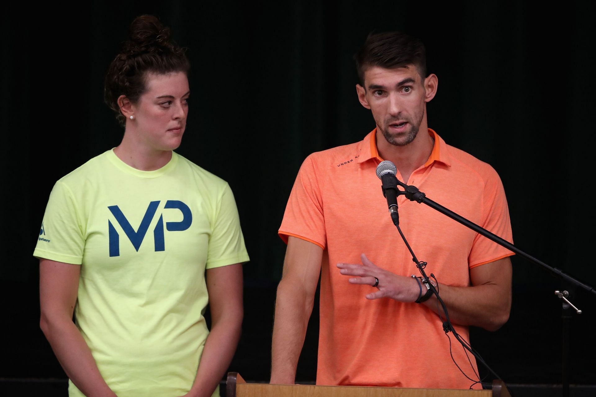 Michael Phelps and Swim Across America Charity Swim (Photo by Christian Petersen/Getty Images)