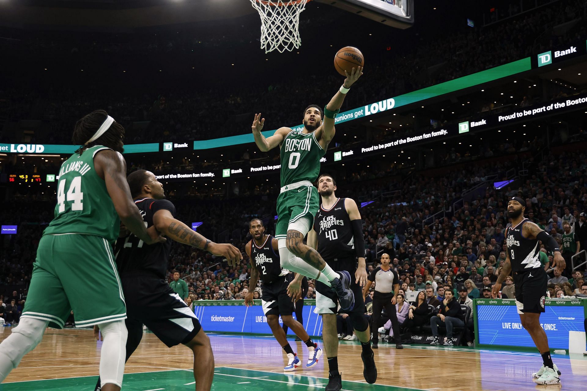 Los Angeles Clippers vs. Boston Celtics.