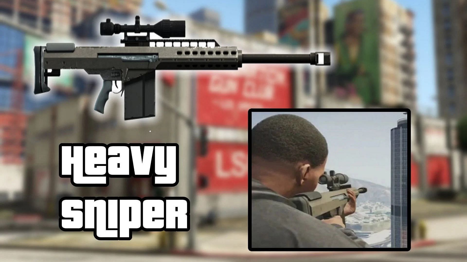 The Heavy Sniper is one of the best guns in GTA Online (Image via Sportskeeda)