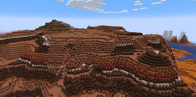 Mesa Plateau in Minecraft