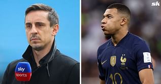 "Can match him in certain areas" - Gary Neville names England star who can contain 'sensational' France attacker Kylian Mbappe
