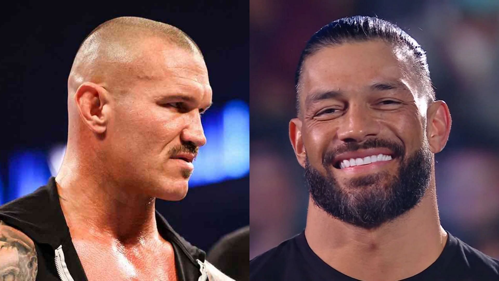 Randy Orton (left); Roman Reigns (right)
