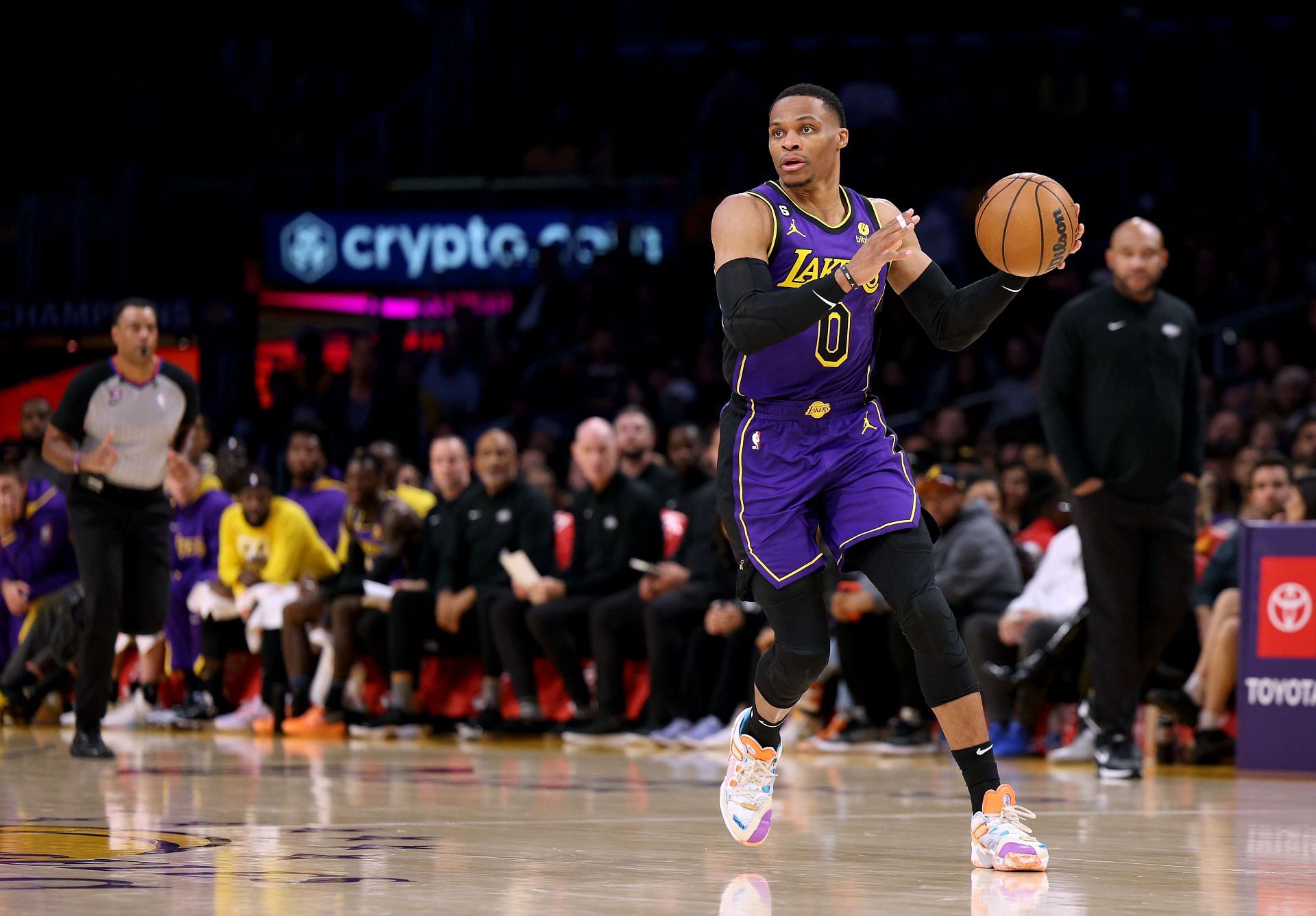 LA Lakers guard Russell Westbrook