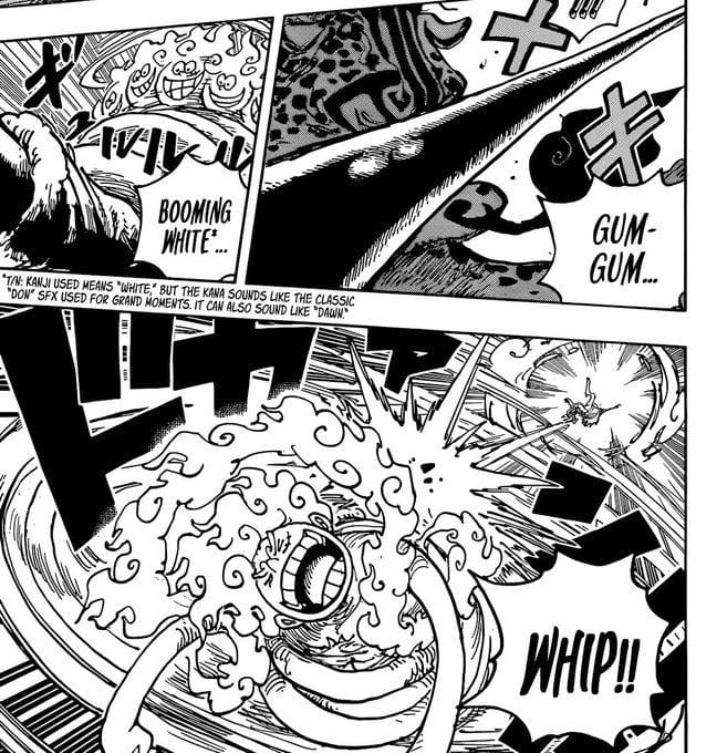 One Piece chapter 1070 Luffy’s Gear 5 does have limitations