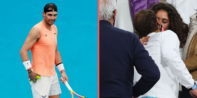 Rafael Nadal's wife and son present at practice session ahead of Spain's United Cup opener