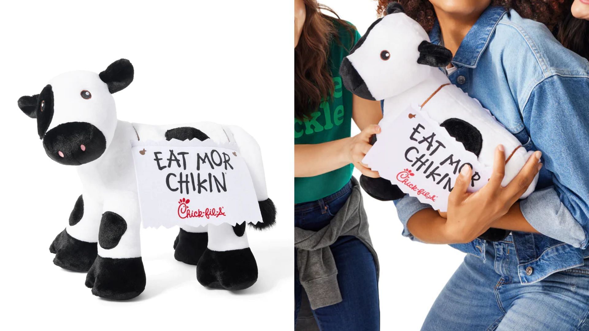 Chick-fil-A Plush Standing Cow Chick-fil-A merchandise (Image via Chick-fil-A)