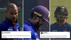 "And that's the story of our finished top-3"- Fans disappointed as Bangladesh rock Indian top-order early in 1st ODI