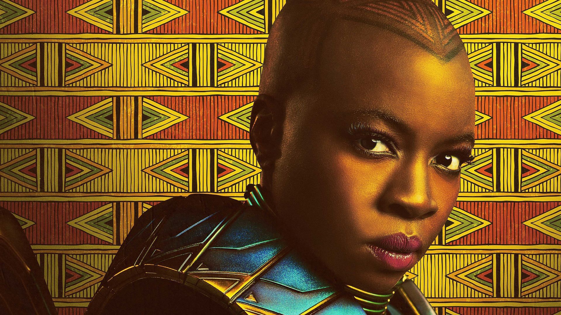 Okoye in a poster for Black Panther: Wakanda Forever (image via Marvel Studios)