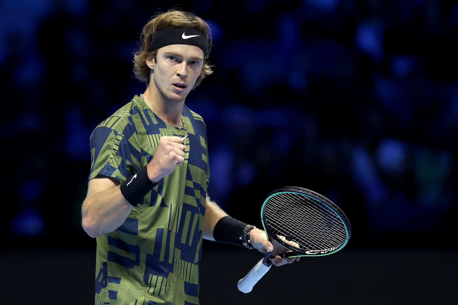 Andrey Rublev pictured during the 2022 Nitto ATP Finals
