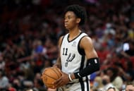 San Antonio Spurs guard Josh Primo