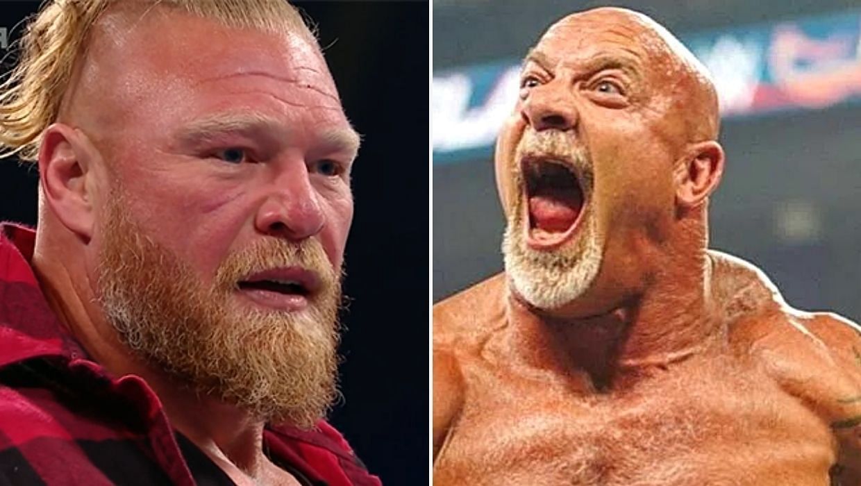 Brock Lesnar/Former Universal Champion Goldberg