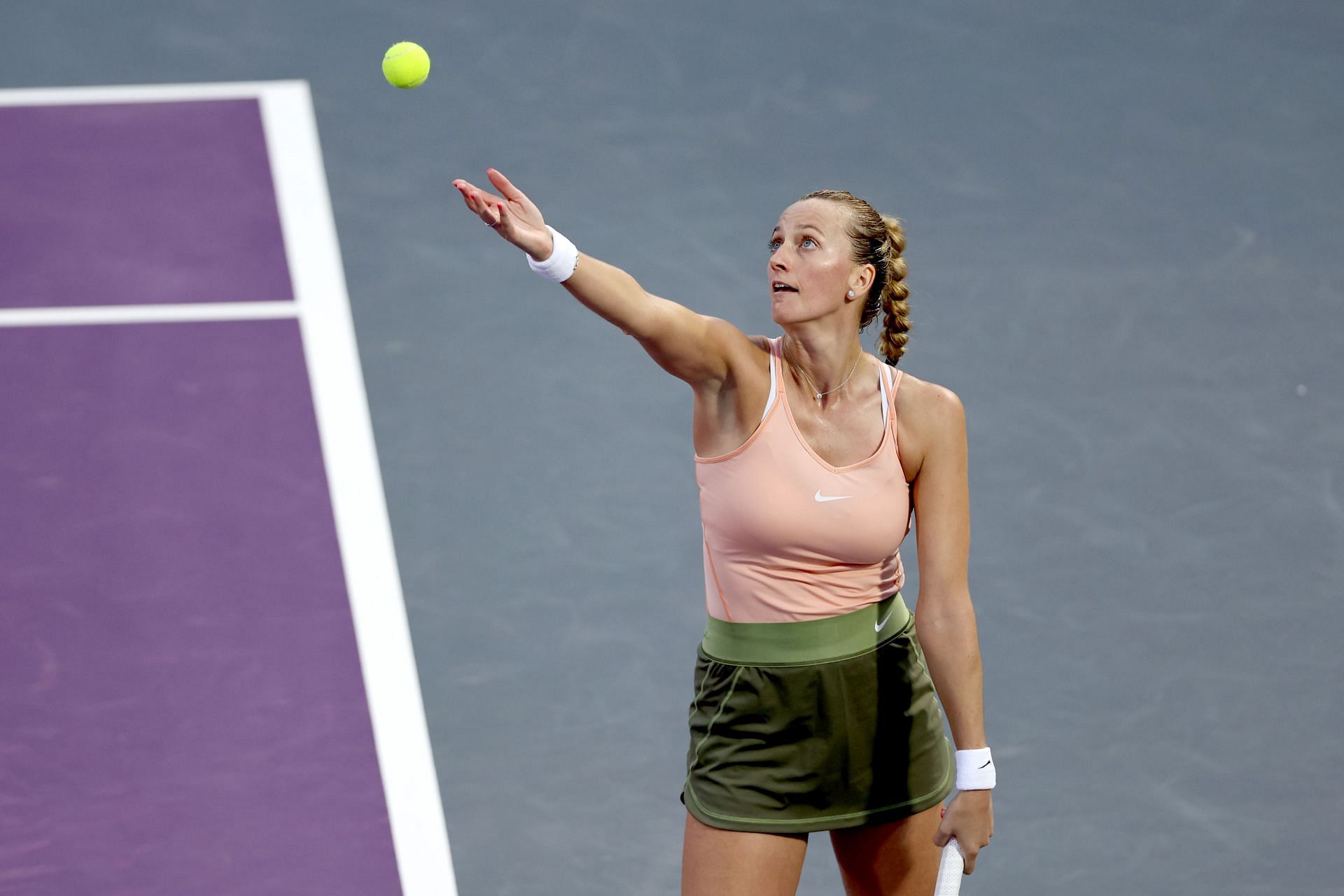 Petra Kvitova at the 2022 Guadalajara Open.