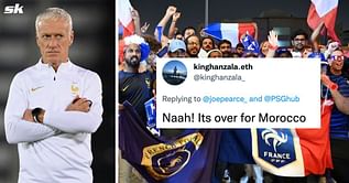 "An upgrade" "It's over for Morocco" - France fans ecstatic as 'incredible' 23-year-old starts crucial 2022 FIFA World Cup semifinal
