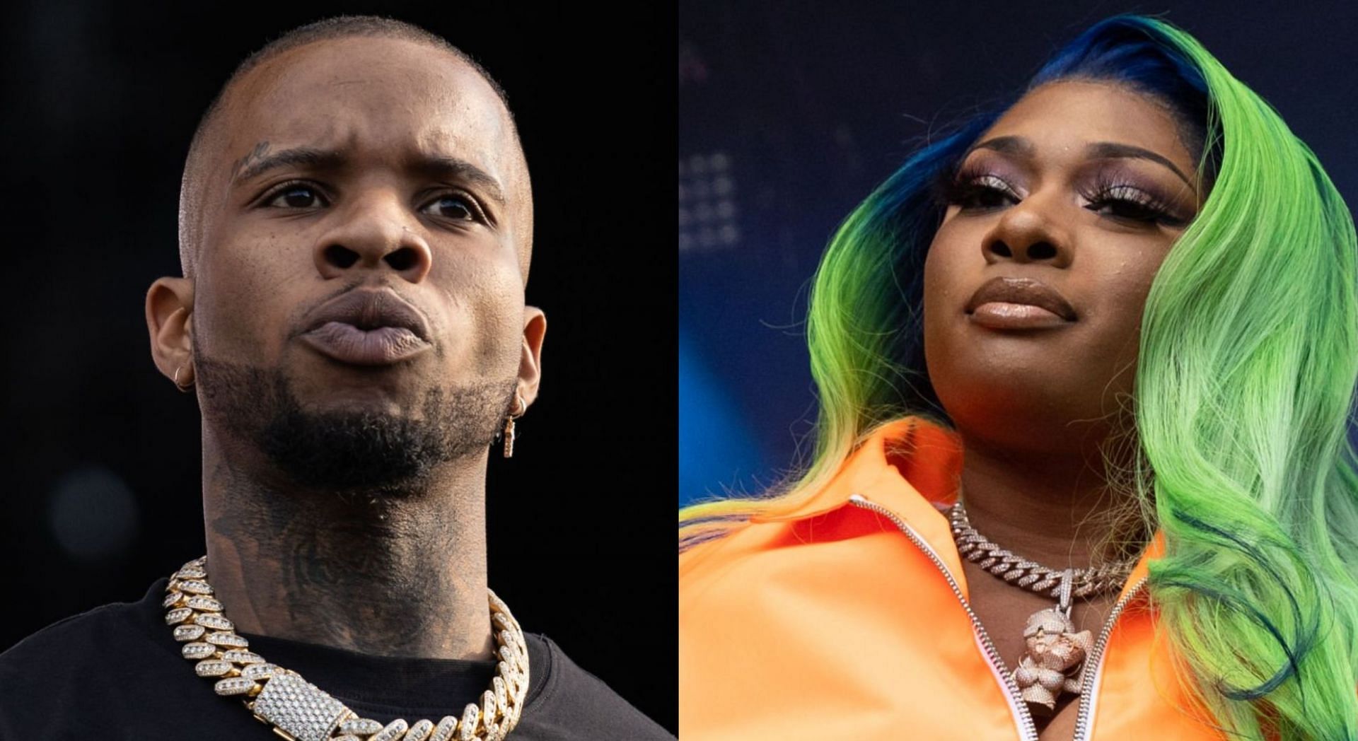 Tory Lanez has been found guilty of shooting Megan Thee Stallion in the feet on July 2020 (Image via Getty Images)