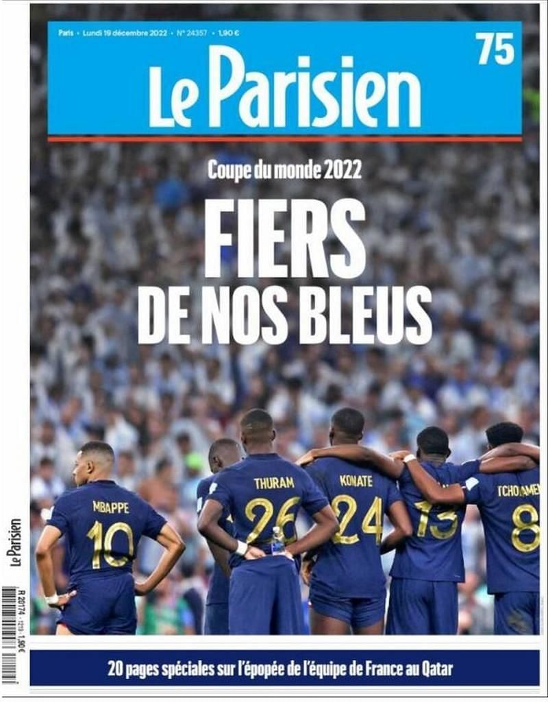 Le Parisien newspaper (Source BBC)