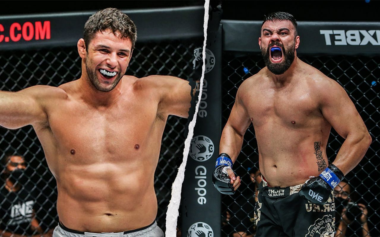 (left) Marcus Buchecha Almeida and (right) Amir Aliakbari [Credit: ONE Championship]