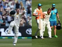 [WATCH] David Warner scores 200 in his 100th Test, retires hurt due to cramps after emotional celebration