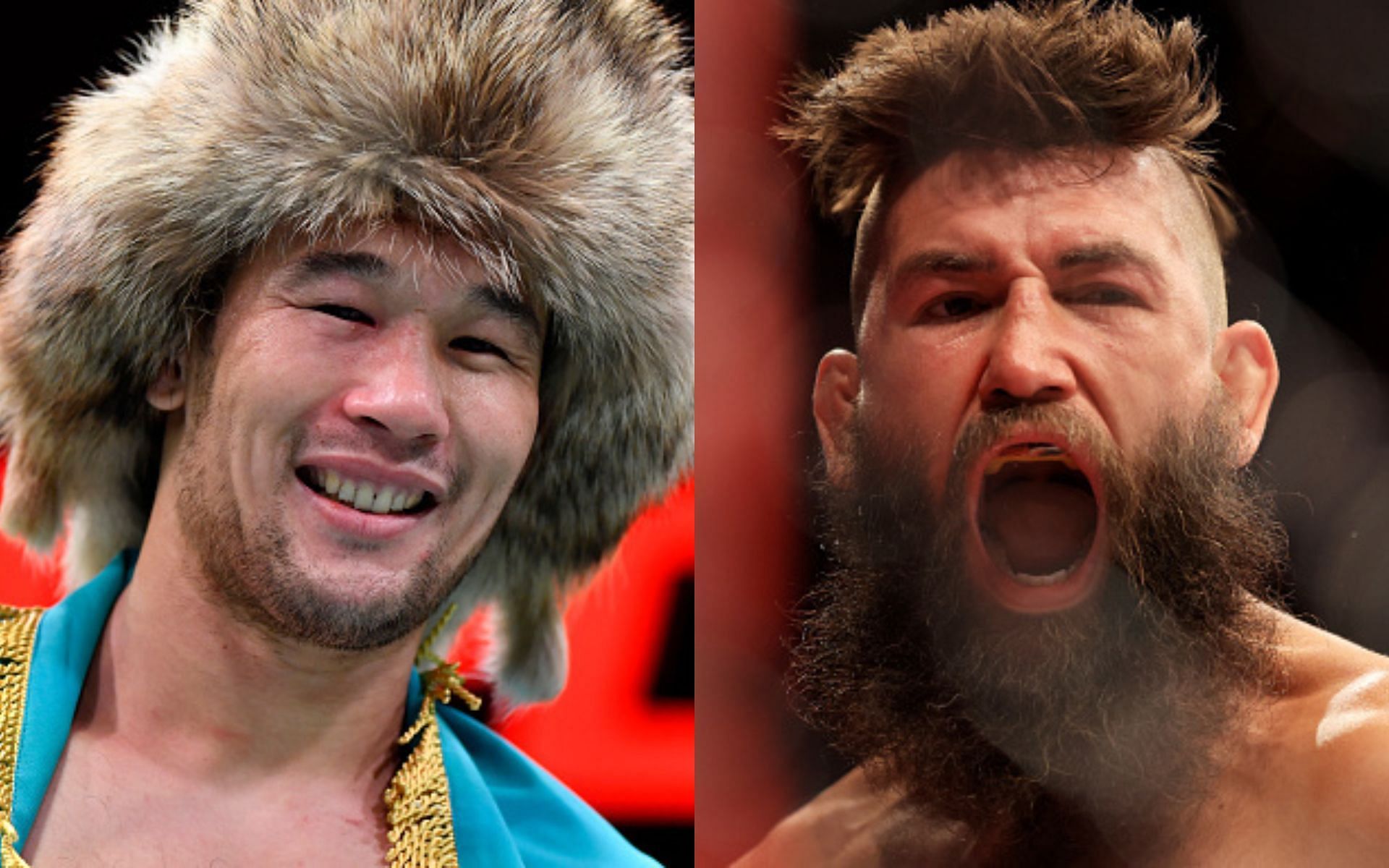 Shavkat Rakhmonov (left), Bryan Barberena (right)