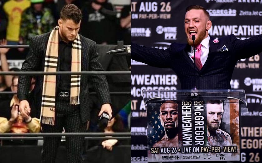 Conor McGregor's 'F*** You' suit Did MJF wear the same one on AEW?