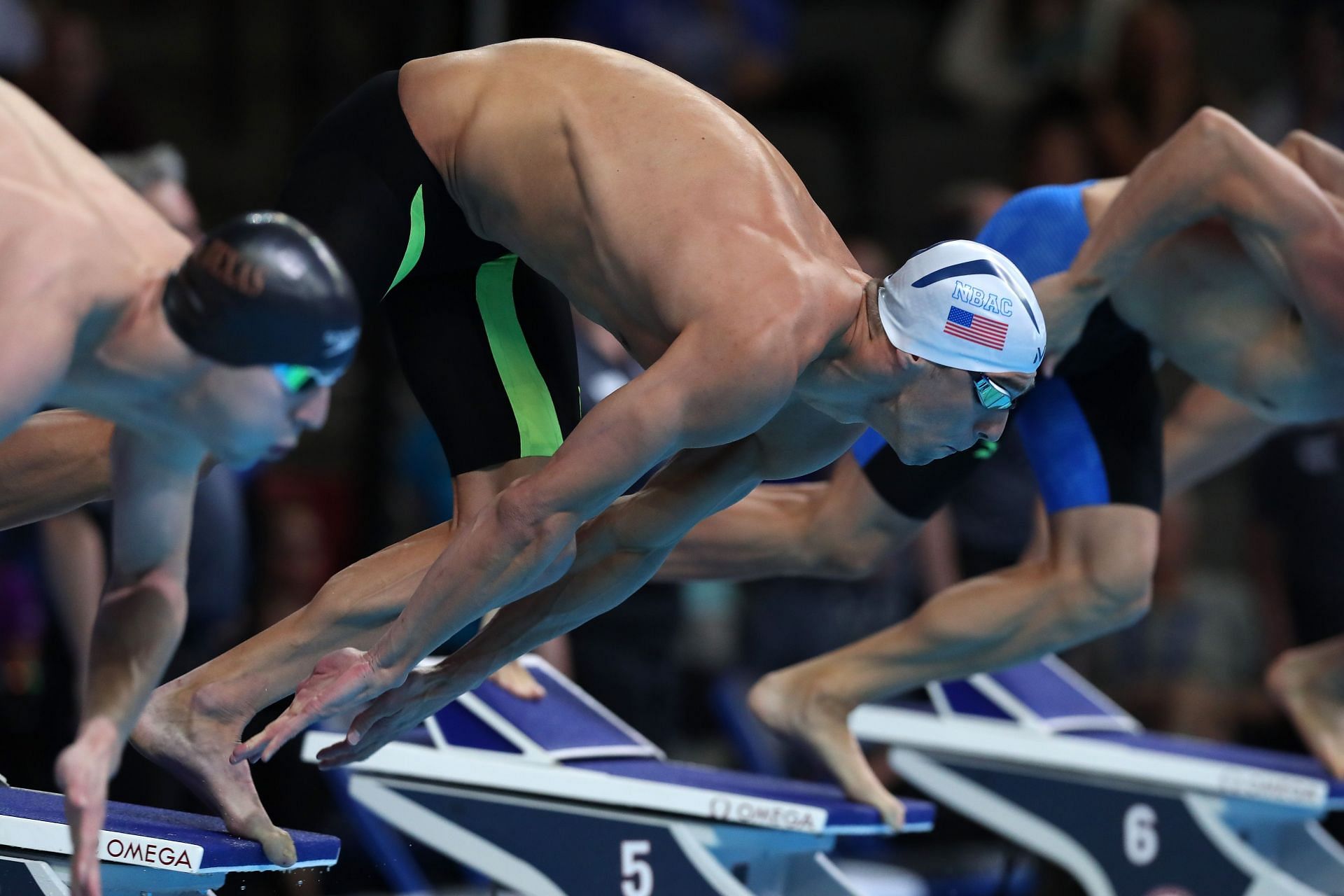 Michael Phelps at the 2016 U.S. Olympic Team Swimming Trials - Day 6 (Image via Tom Pennington/Getty Images)