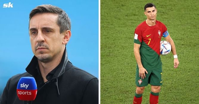 "Got to stop" - Gary Neville thinks he knows why petulant Cristiano Ronaldo was dropped for Portugal's 2022 FIFA World Cup quarterfinal