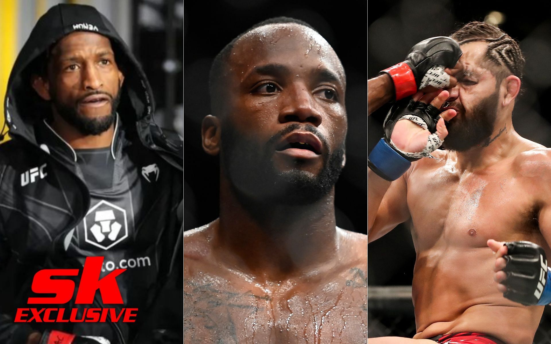 Neil Magny (Left), Leon Edwards (Middle), Jorge Masvidal (Right) [Image courtesy: @neil_magny170 on Instagram, Getty]