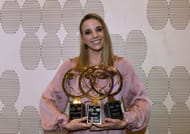 Smith at the Golden Goggle Awards 2019